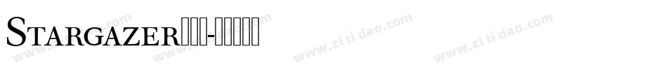 Stargazer转换器字体转换