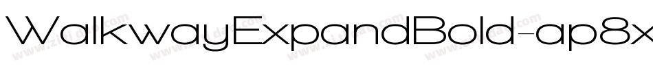 WalkwayExpandBold-ap8x字体转换