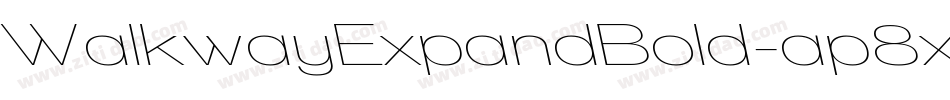 WalkwayExpandBold-ap8x字体转换