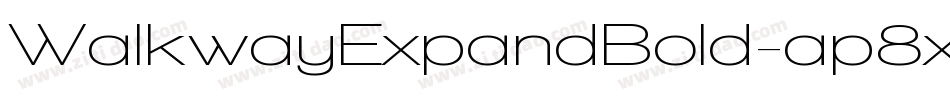 WalkwayExpandBold-ap8x字体转换