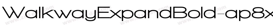 WalkwayExpandBold-ap8x字体转换