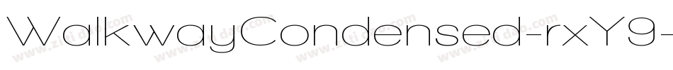 WalkwayCondensed-rxY9字体转换