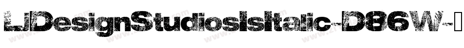 LjDesignStudiosIsItalic-D86W字体转换
