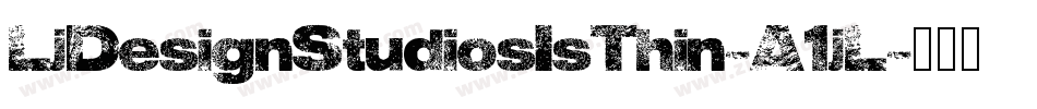 LjDesignStudiosIsThin-A1jL字体转换