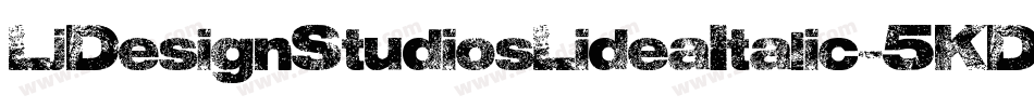 LjDesignStudiosLideaItalic-5KDv字体转换