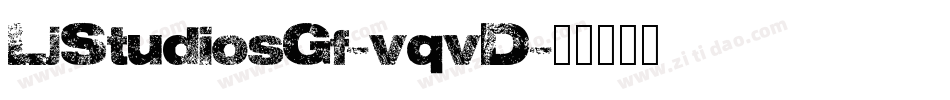 LjStudiosGf-vqvD字体转换