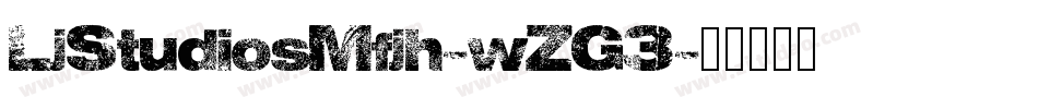 LjStudiosMfjh-wZG3字体转换