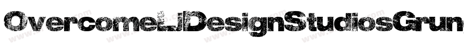 OvercomeLjDesignStudiosGrunge-g5x6字体转换 OvercomeLjDesignStudiosGrunge-g5x6字体转换