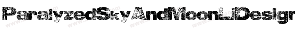 ParalyzedSkyAndMoonLjDesignStudiosGrunge-YW68字体转换