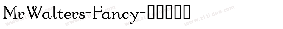 MrWalters-Fancy字体转换