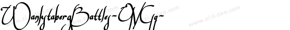 WankstabergBattles-YVGq字体转换
