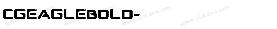 CgEagleBold字体转换