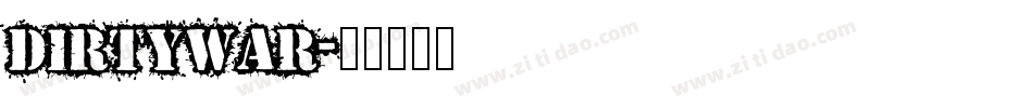 DirtyWar字体转换