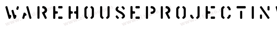 WarehouseProjectInverse-eZexB字体转换