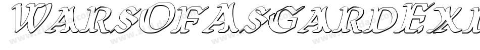 WarsOfAsgardExpandedItalic-8vAM字体转换 WarsOfAsgardExpandedItalic-8vAM字体转换