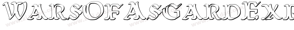 WarsOfAsgardExpandedItalic-8vAM字体转换 WarsOfAsgardExpandedItalic-8vAM字体转换