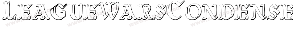 LeagueWarsCondensedItalic-rBgx字体转换 LeagueWarsCondensedItalic-rBgx字体转换