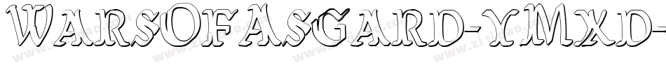 WarsOfAsgard-yMxd字体转换