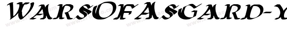 WarsOfAsgard-yMxd字体转换