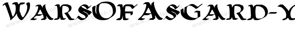 WarsOfAsgard-yMxd字体转换
