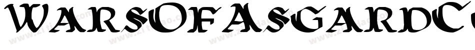 WarsOfAsgardCondensedItalic-RRLV字体转换 WarsOfAsgardCondensedItalic-RRLV字体转换