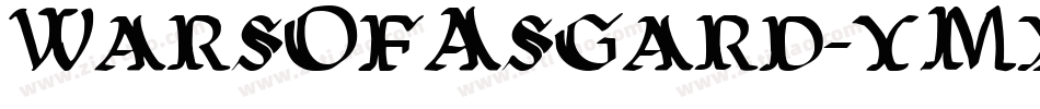 WarsOfAsgard-yMxd字体转换