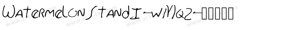 WatermelonStandI-wMq2字体转换