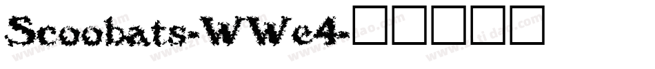 Scoobats-WWe4字体转换