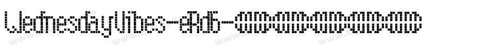 WednesdayVibes-eRd6字体转换