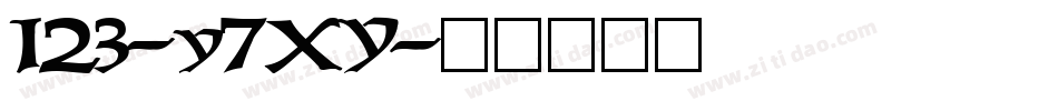 123-y7XY字体转换
