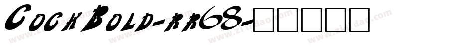 CockBold-rr68字体转换