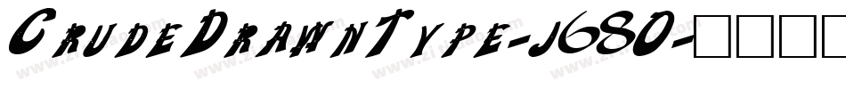 CrudeDrawnType-j68O字体转换