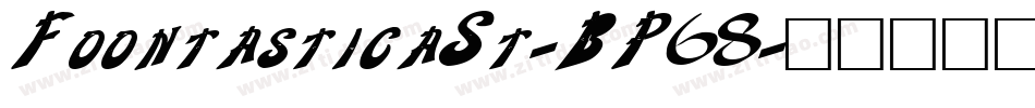 FoontasticaSt-BP68字体转换