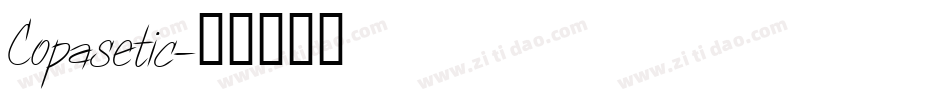 Copasetic字体转换