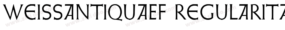 WeissAntiquaEF-RegularIta字体转换