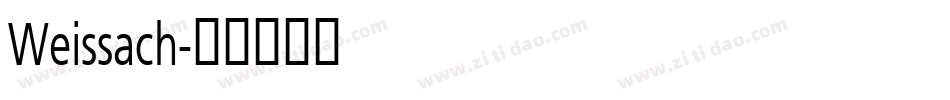 Weissach字体转换