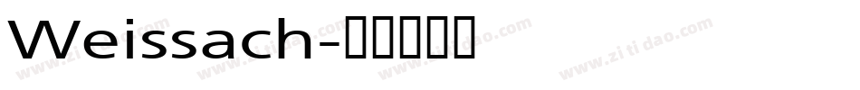 Weissach字体转换