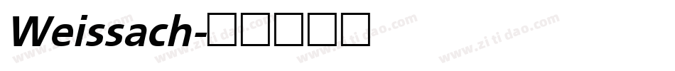 Weissach字体转换
