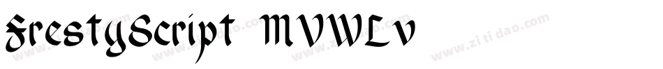 FrestyScript-MVWLv字体转换