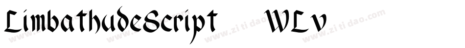 LimbathudeScript-51WLv字体转换
