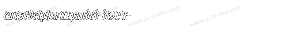 WestdelphiaExpanded-dDPx字体转换