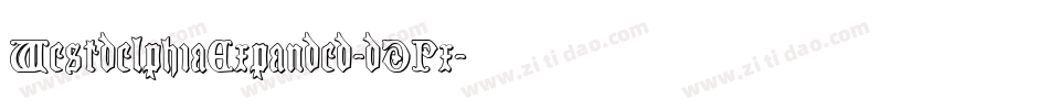 WestdelphiaExpanded-dDPx字体转换