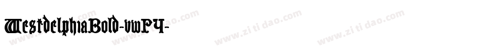 WestdelphiaBold-vwP4字体转换 WestdelphiaBold-vwP4字体转换