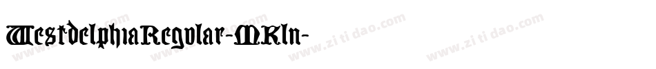 WestdelphiaRegular-MKln字体转换 WestdelphiaRegular-MKln字体转换