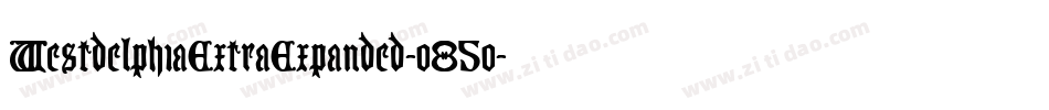 WestdelphiaExtraExpanded-o85o字体转换