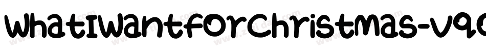 WhatIWantForChristmas-vqOL字体转换