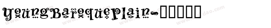 YoungBaroquePlain字体转换
