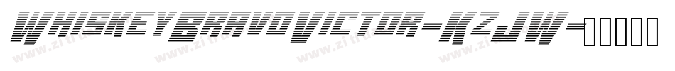 WhiskeyBravoVictor-KzJW字体转换