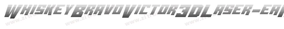 WhiskeyBravoVictor3DLaser-eaMO字体转换