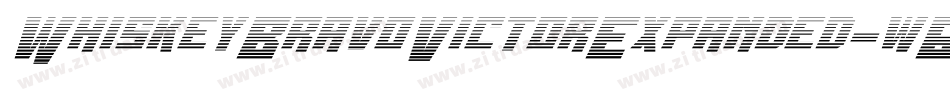 WhiskeyBravoVictorExpanded-w6B2字体转换 WhiskeyBravoVictorExpanded-w6B2字体转换